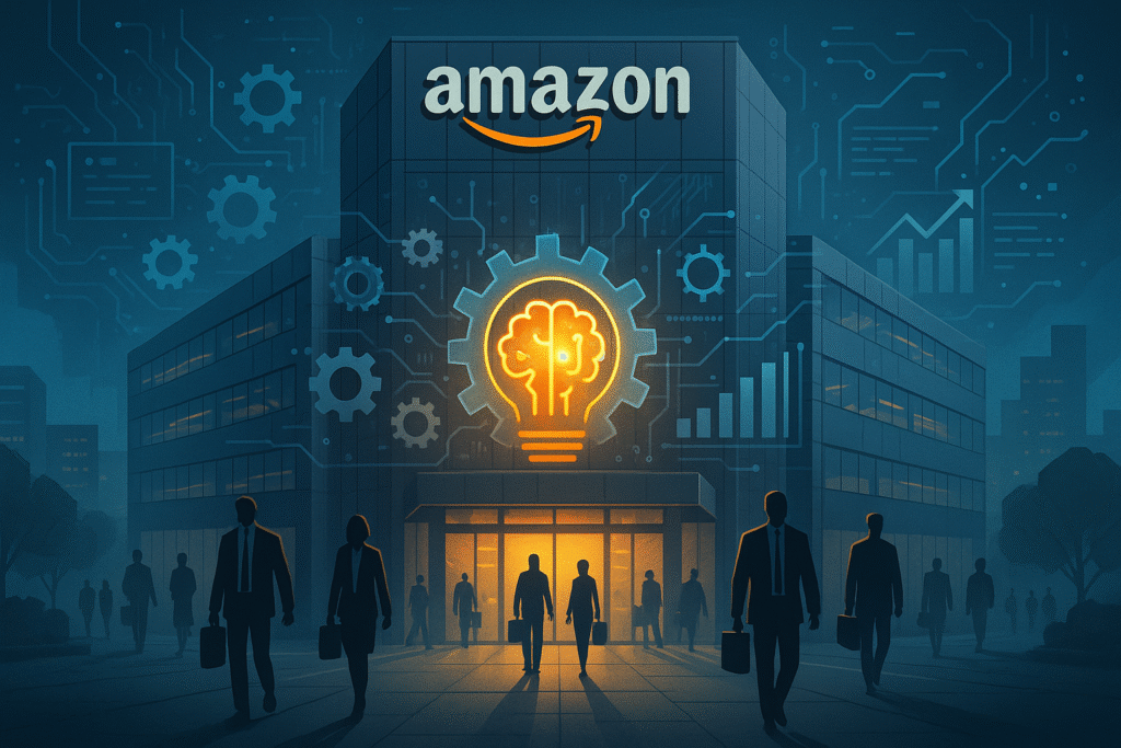 recortes de empleos en Amazon por automatización e IA